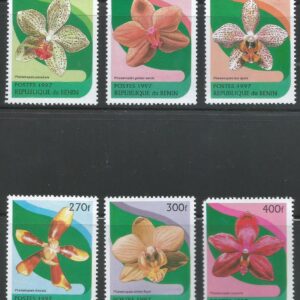 República de Benin - Orquídeas (1997) 982-987