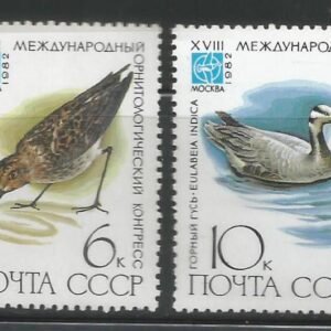 Unión Soviética - 18º Congreo internacional de ornitología (1982)