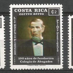 Costa Rica - Centenario de la fundación del Colegio de Abogados (1981)