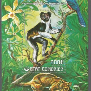 Comoras - Animales en peligro de extinsión (1976)