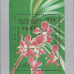 Laos - Orquídeas (1987)