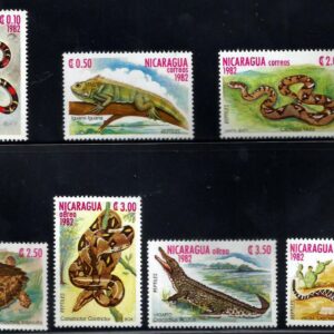 Nicaragua - Reptiles (1982)