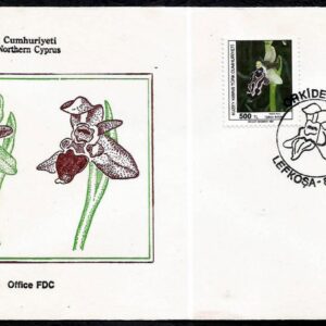 Chipre Turco - FDC Orquídeas de Chipre (1991)