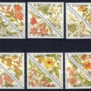 Suriname - Flores (1990)  pares faciales