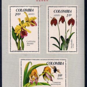 Colombia - I Exposición Nacional de Orquídeas, Medellín Abril de 1967 CO BL27